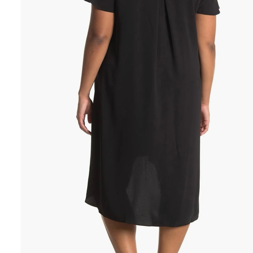 RACHEL Rachel Roy Black Short Sleeve Dress New #11 - Picture 9 of 9